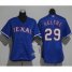 Texas Rangers #29 Adrian Beltre Blue Alternate Womens Stitched MLB Jersey