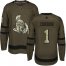 Adidas Ottawa Senators #1 Mike Condon Green Salute to Service Stitched Youth NHL Jersey
