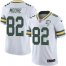 Nike Green Bay Packers #82 JMon Moore White Youth 100th Season Stitched NFL Vapor Untouchable Limited Jersey