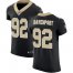 Nike New Orleans Saints #92 Marcus Davenport Black Team Color Mens Stitched NFL Vapor Untouchable Elite Jersey