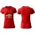Womens Manchester United Blank Red Home Soccer Club Jersey