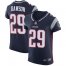 Nike New England Patriots #29 Duke Dawson Navy Blue Team Color Mens Stitched NFL Vapor Untouchable Elite Jersey