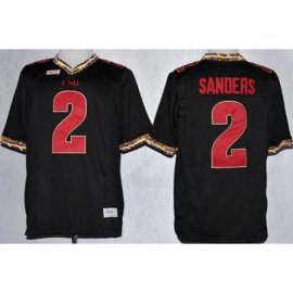 Florida State Seminoles FSU 2 Deion Sanders Black College Football NCAA Jerseys