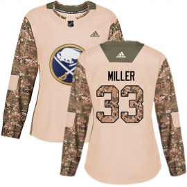 Adidas Buffalo Sabres #33 Colin Miller Camo Authentic 2017 Veterans Day Womens Stitched NHL Jersey