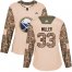Adidas Buffalo Sabres #33 Colin Miller Camo Authentic 2017 Veterans Day Womens Stitched NHL Jersey