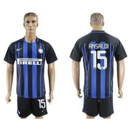 Inter Milan #15 Ansaldi Home Soccer Club Jersey