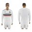 Mexico Blank Away Long Sleeves Soccer Country Jersey