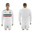 Mexico Blank Away Long Sleeves Soccer Country Jersey
