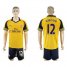 Arsenal #12 Giroud Away Soccer Club Jersey