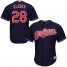 Cleveland Indians #28 Corey Kluber Navy Blue Alternate Stitched Youth MLB Jersey