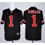 Buckeyes #1 Braxton Miller Black(Red No.) Limited Stitched NCAA Jersey