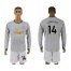 Manchester United #14 Lingard Sec Away Long Sleeves Soccer Club Jersey