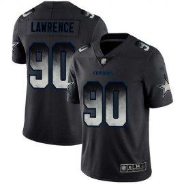 Nike Dallas Cowboys #90 Demarcus Lawrence Black Mens Stitched NFL Vapor Untouchable Limited Smoke Fashion Jersey