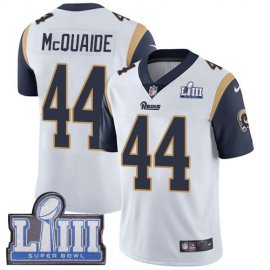 Nike Los Angeles Rams #44 Jacob McQuaide White Super Bowl LIII Bound Youth Stitched NFL Vapor Untouchable Limited Jersey
