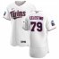 Minnesota Twins #79 Gilberto Celestino Mens Nike White Home 2020 60th Season Authentic Team MLB Jersey