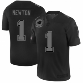 Carolina Carolina Panthers #1 Cam Newton Mens Nike Black 2019 Salute to Service Limited Stitched NFL Jersey