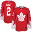 Adidas Toronto Maple Leafs #2 Ron Hainsey Red Team Canada Authentic Stitched NHL Jersey