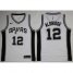 Mens Nike San Antonio Spurs #12 LaMarcus Aldridge White NBA Swingman Association Edition Jersey