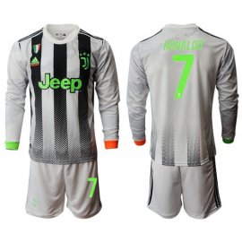 Juventus #7 Ronaldo Joint Long Sleeves Soccer Club Jersey