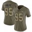 Nike Denver Broncos #95 Derek Wolfe Olive/Camo Womens Stitched NFL Limited 2017 Salute to Service Jersey