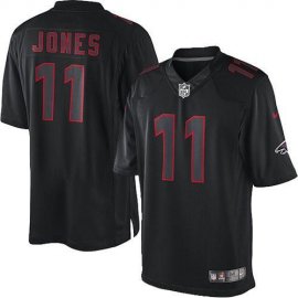 Nike Atlanta Falcons #11 Julio Jones Black Mens Stitched NFL Impact Limited Jersey