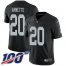 Nike Las Vegas Raiders #20 Damon Arnette Black Team Color Mens Stitched NFL 100th Season Vapor Untouchable Limited Jersey