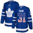 Adidas Toronto Maple Leafs #31 Grant Fuhr Blue Home Authentic USA Flag Stitched NHL Jersey