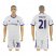 Chelsea #21 Matic White Soccer Club Jersey