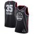 Mens Nike Golden State Warriors #35 Kevin Durant Black Basketball Jordan Swingman 2019 All-Star Game Jersey