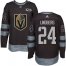 Adidas Vegas Golden Knights #24 Oscar Lindberg Black 1917-2017 100th Anniversary Stitched NHL Jersey