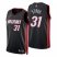 Nike Miami Heat #31 Max Strus Black Mens 2021-22 NBA 75th Anniversary Diamond Swingman Jersey – Icon Edition Mens
