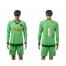 Manchester United #1 De Gea Green Goalkeeper Long Sleeves Soccer Club Jersey