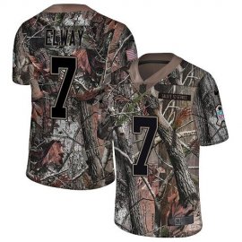 Nike Denver Broncos #7 John Elway Camo Youth Stitched NFL Limited Rush Realtree Jersey