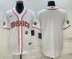 Mens USA Baseball Blank 2023 White World Classic Stitched Jersey