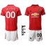 Manchester United Personalized Home Kid Soccer Club Jersey