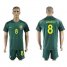 Brazil #8 Augusto Away Soccer Country Jersey