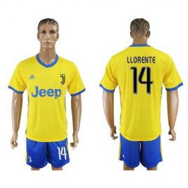 Juventus #14 Llorente Away Soccer Club Jersey