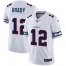 Nike New England Patriots #12 Tom Brady White Mens Stitched NFL Limited Team Logo Fashion Jersey