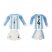 Argentina #4 Gino Home Long Sleeves Kid Soccer Country Jersey