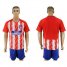 Atletico Madrid Blank Home Soccer Club Jersey