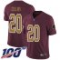Nike Washington Football Team #20 Landon Collins Burgundy Red Alternate Mens Stitched NFL 100th Season Vapor Limited Jersey