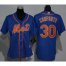 New York Mets #30 Michael Conforto Blue Alternate Womens Stitched MLB Jersey
