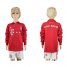 Bayern Munchen Blank Home Long Sleeves Kid Soccer Club Jersey