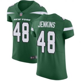 Nike New York Jets #48 Jordan Jenkins Green Team Color Mens Stitched NFL Vapor Untouchable Elite Jersey