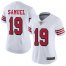 Nike San Francisco 49ers #19 Deebo Samuel White Rush Womens Stitched NFL Vapor Untouchable Limited Jersey