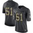 Nike New Orleans Saints #51 Cesar Ruiz Black Mens Stitched NFL Limited 2016 Salute to Service Jersey