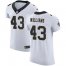 Nike New Orleans Saints #43 Marcus Williams White Mens Stitched NFL Vapor Untouchable Elite Jersey
