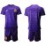 Spain Blank Purple Goalkeeper Soccer Country Jersey