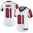 Nike Atlanta Falcons #81 Hayden Hurst White Womens Stitched NFL Vapor Untouchable Limited Jersey