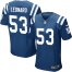 Nike Indianapolis Colts #53 Darius Leonard Royal Blue Team Color Mens Stitched NFL Elite Jersey